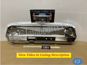 OEM 1963 1964 Cadillac Deville Eldorado Fleetwood CHROME DASH SPEEDOMETER INSTRUMENT CLUSTER BEZEL TRIM #1480814